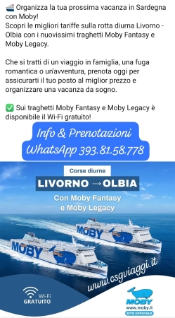 MOBY da Livorno ad Olbia 