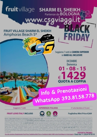 FRUIT Amphoras Beach 5 Sharm Blak Friday