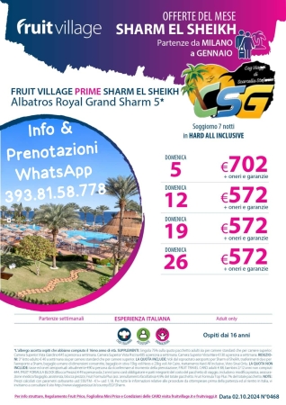 FRUIT VILLAGE Albatros Proposte di Viaggi